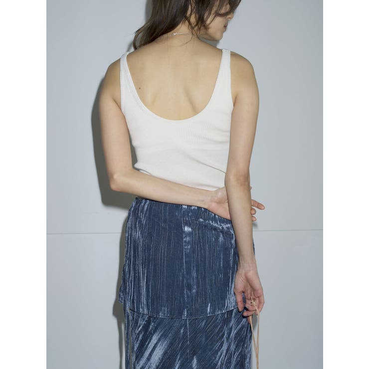 【Htage】palm別注バックオープンタンクトップ | Ungrid | 詳細画像3 