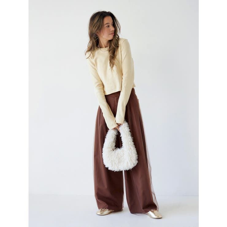 クロップドハニカムロングスリーブTee | Ungrid | 詳細画像11 