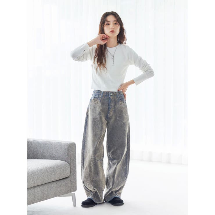 クロップドハニカムロングスリーブTee | Ungrid | 詳細画像12 