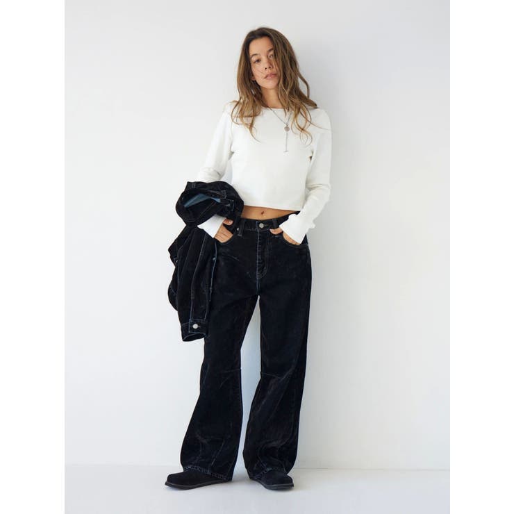 クロップドハニカムロングスリーブTee | Ungrid | 詳細画像16 