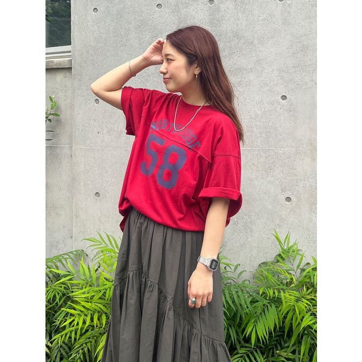 tシャツ ナンバリングルーズTee レディース ナンバリングルーズTee[品番：MKSW0065366]｜Ungrid（アン