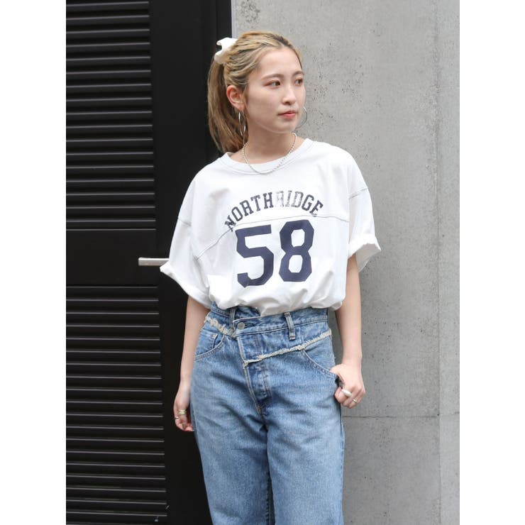 tシャツ ナンバリングルーズTee レディース ナンバリングルーズTee[品番：MKSW0065366]｜Ungrid（アン