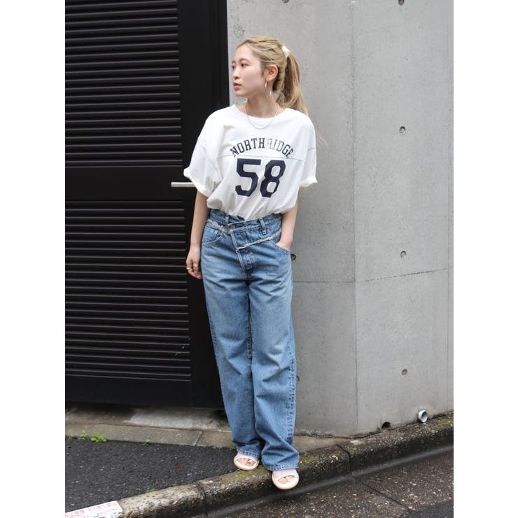 tシャツ ナンバリングルーズTee レディース ナンバリングルーズTee[品番：MKSW0065366]｜Ungrid（アン