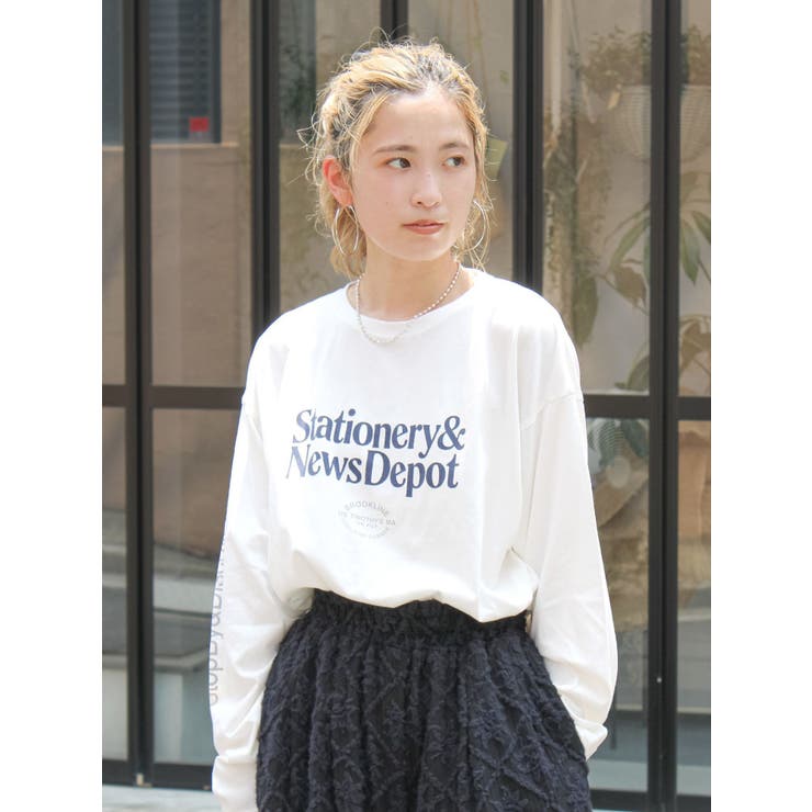 カラーロゴロングスリーブTee | Ungrid | 詳細画像10 