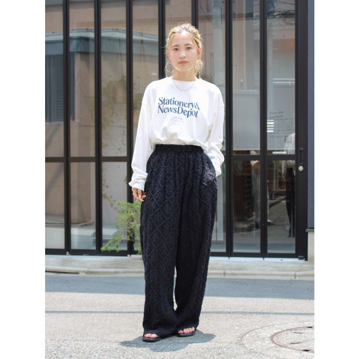 カラーロゴロングスリーブTee | Ungrid | 詳細画像16 