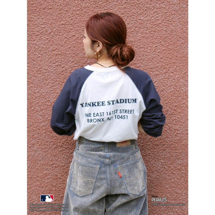 ネイビー | 【MLB×PEANUTS】ラグランTee | Ungrid