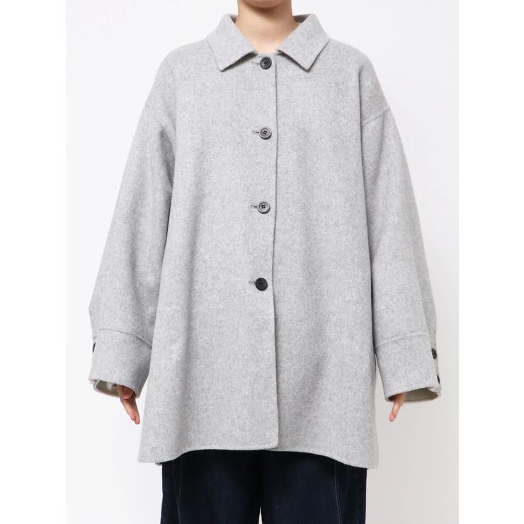 【Htage】リバーシブルビッグシルエットリバーコート | Ungrid | 詳細画像17 