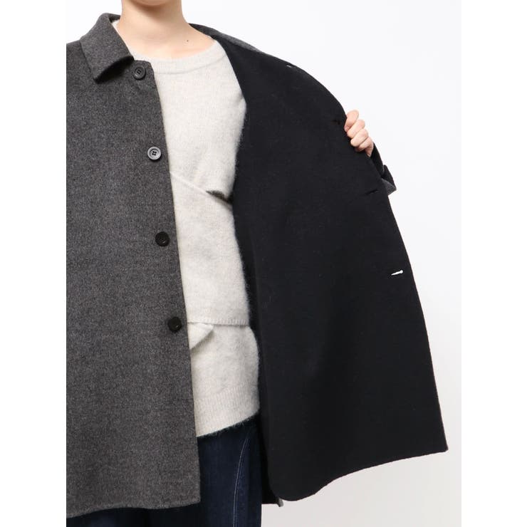 【Htage】リバーシブルビッグシルエットリバーコート | Ungrid | 詳細画像18 