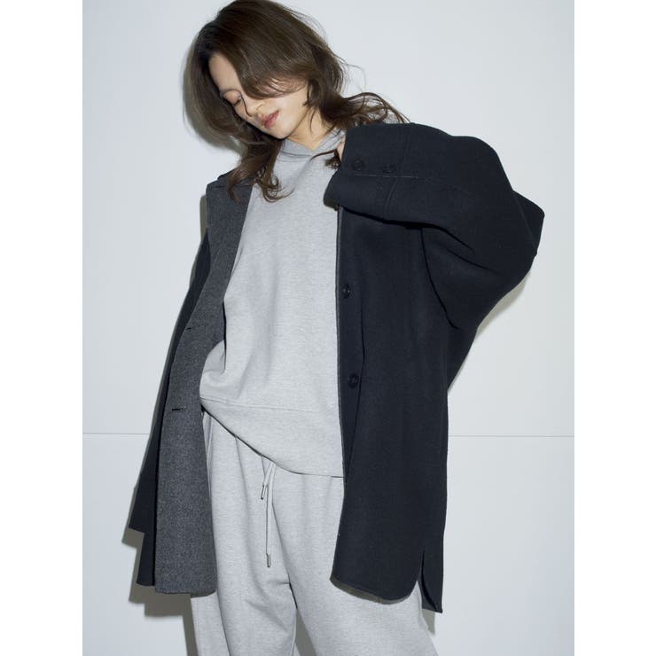 【Htage】リバーシブルビッグシルエットリバーコート | Ungrid | 詳細画像6 
