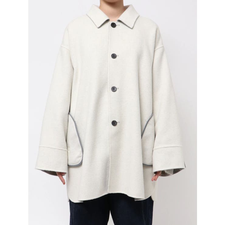 【Htage】リバーシブルビッグシルエットリバーコート | Ungrid | 詳細画像9 