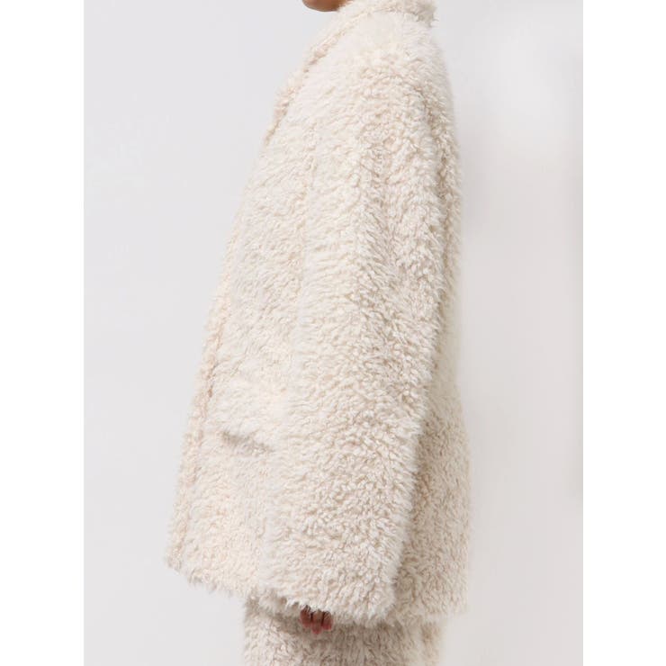 【Htage】ビッグシルエットボアジャケット | Ungrid | 詳細画像10 