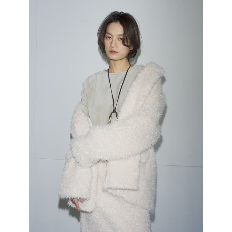 【Htage】ビッグシルエットボアジャケット | Ungrid | 詳細画像2 