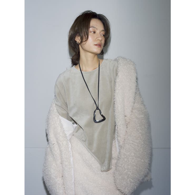 【Htage】ビッグシルエットボアジャケット | Ungrid | 詳細画像3 