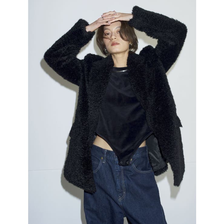 【Htage】ビッグシルエットボアジャケット | Ungrid | 詳細画像5 