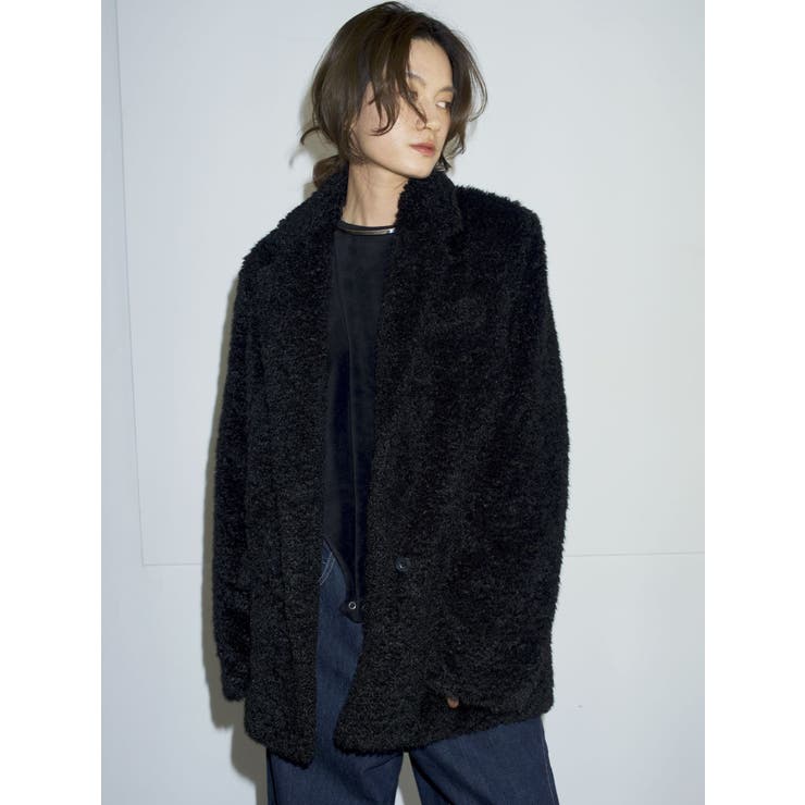 【Htage】ビッグシルエットボアジャケット | Ungrid | 詳細画像6 