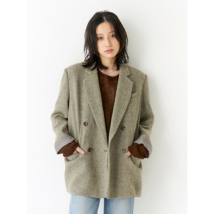 ワッペンデザインルーズ起毛ジャケット | Ungrid | 詳細画像1 