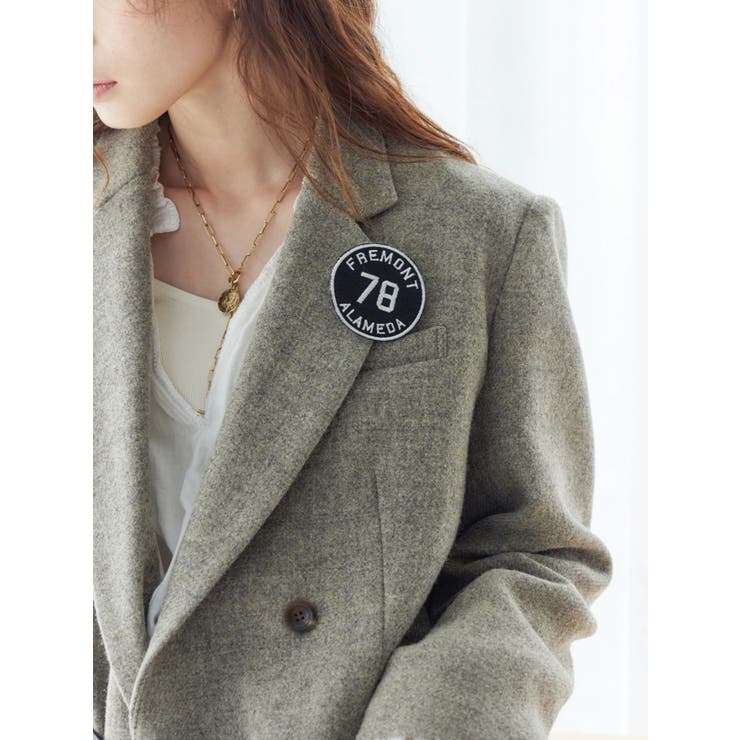 ワッペンデザインルーズ起毛ジャケット | Ungrid | 詳細画像11 