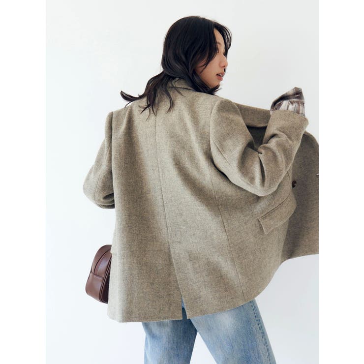 ワッペンデザインルーズ起毛ジャケット | Ungrid | 詳細画像15 