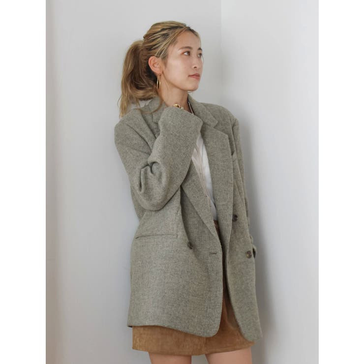 ワッペンデザインルーズ起毛ジャケット | Ungrid | 詳細画像22 