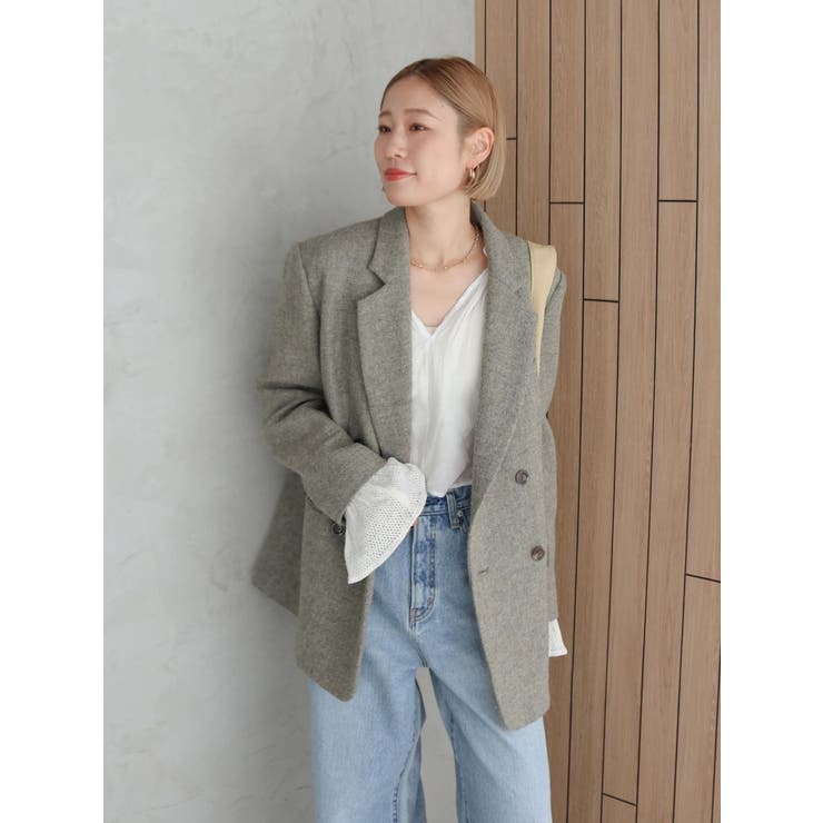 ワッペンデザインルーズ起毛ジャケット | Ungrid | 詳細画像26 