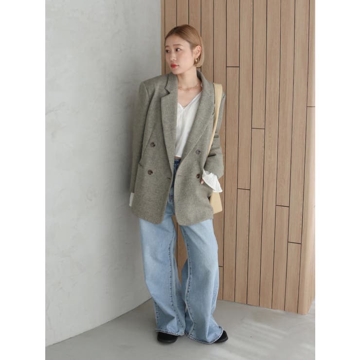 ワッペンデザインルーズ起毛ジャケット | Ungrid | 詳細画像30 