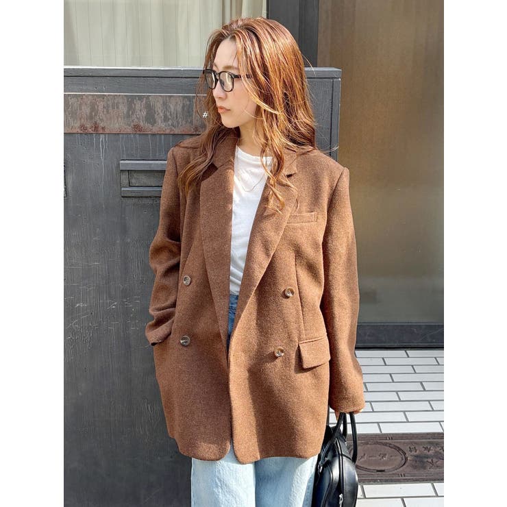 ワッペンデザインルーズ起毛ジャケット | Ungrid | 詳細画像32 