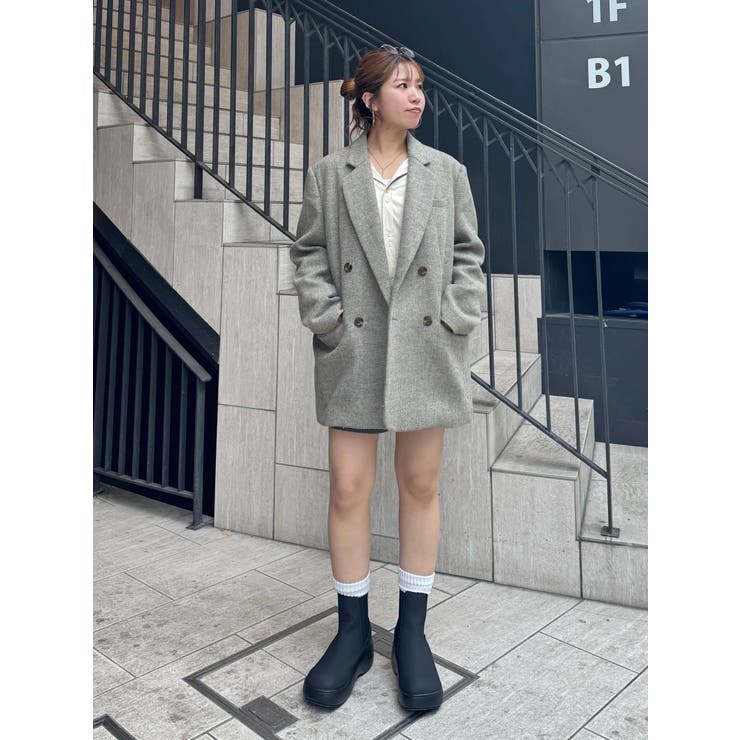 ワッペンデザインルーズ起毛ジャケット | Ungrid | 詳細画像35 