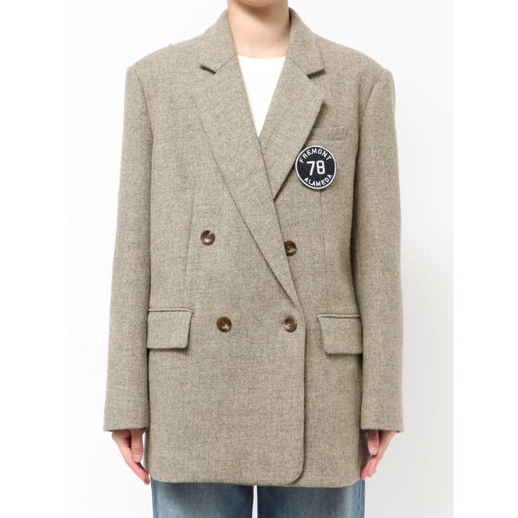 ワッペンデザインルーズ起毛ジャケット | Ungrid | 詳細画像42 