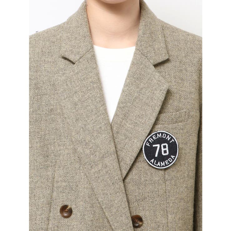 ワッペンデザインルーズ起毛ジャケット | Ungrid | 詳細画像45 