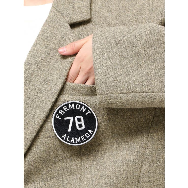 ワッペンデザインルーズ起毛ジャケット | Ungrid | 詳細画像47 