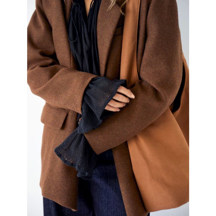 ワッペンデザインルーズ起毛ジャケット | Ungrid | 詳細画像7 