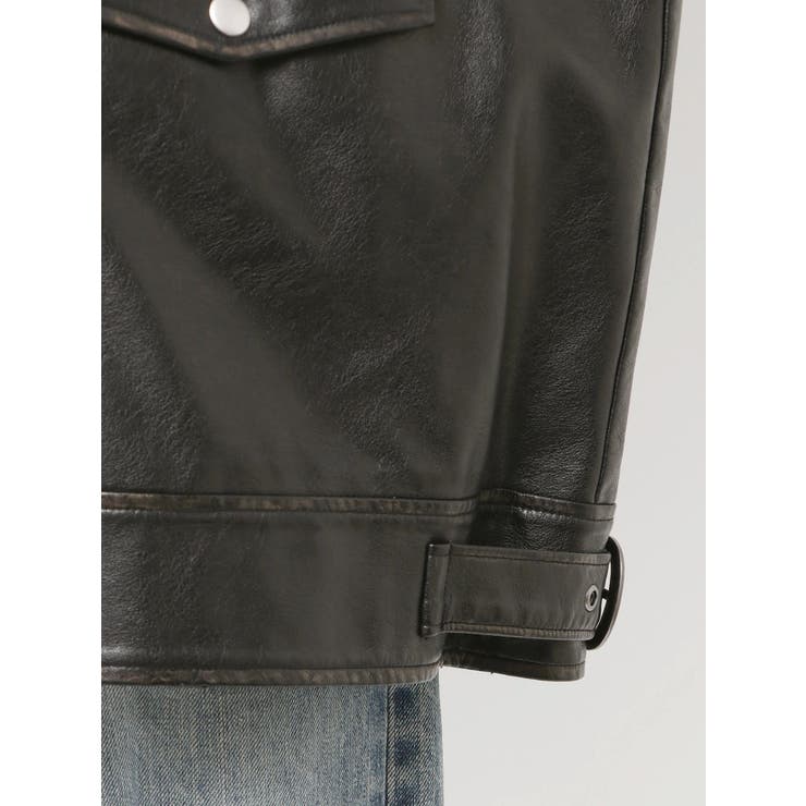 ルーズシルエットフェイクレザーブルゾン | Ungrid | 詳細画像49 