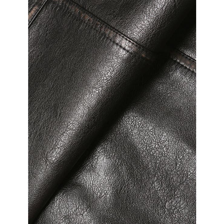 ルーズシルエットフェイクレザーブルゾン | Ungrid | 詳細画像50 