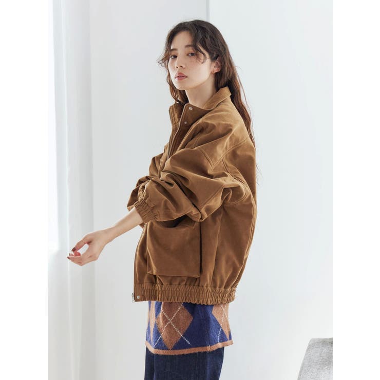 フェイクスウェードブルゾン | Ungrid | 詳細画像10 