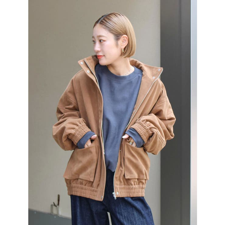 フェイクスウェードブルゾン | Ungrid | 詳細画像18 