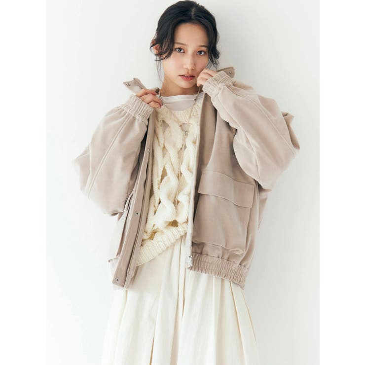 フェイクスウェードブルゾン | Ungrid | 詳細画像2 