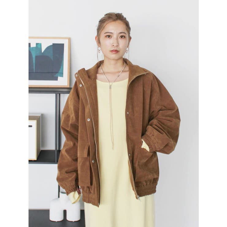 フェイクスウェードブルゾン | Ungrid | 詳細画像23 