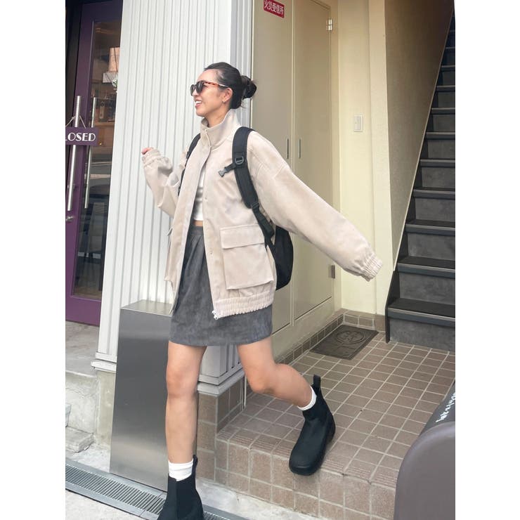 フェイクスウェードブルゾン | Ungrid | 詳細画像29 