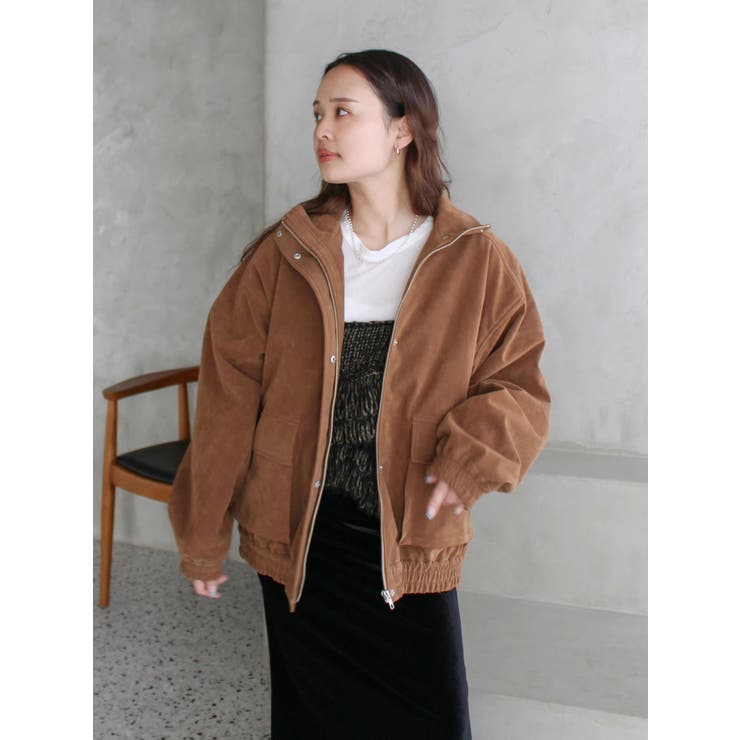 フェイクスウェードブルゾン | Ungrid | 詳細画像30 