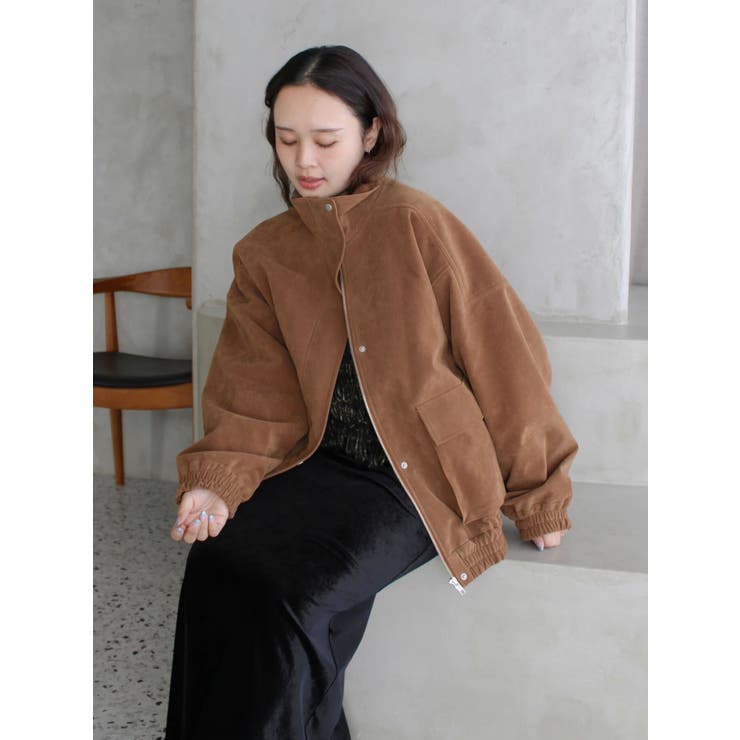 フェイクスウェードブルゾン | Ungrid | 詳細画像31 