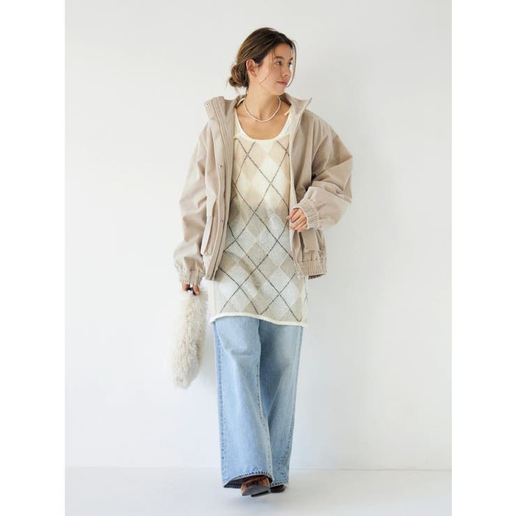 フェイクスウェードブルゾン | Ungrid | 詳細画像8 