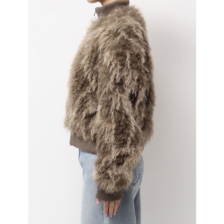 ミックスファーショートブルゾン | Ungrid | 詳細画像13 