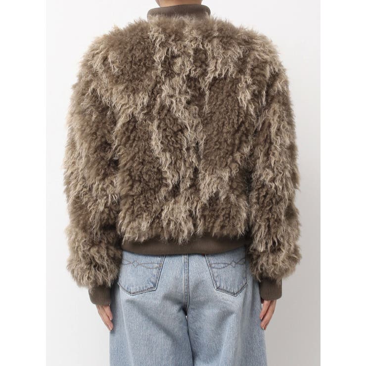 ミックスファーショートブルゾン | Ungrid | 詳細画像14 