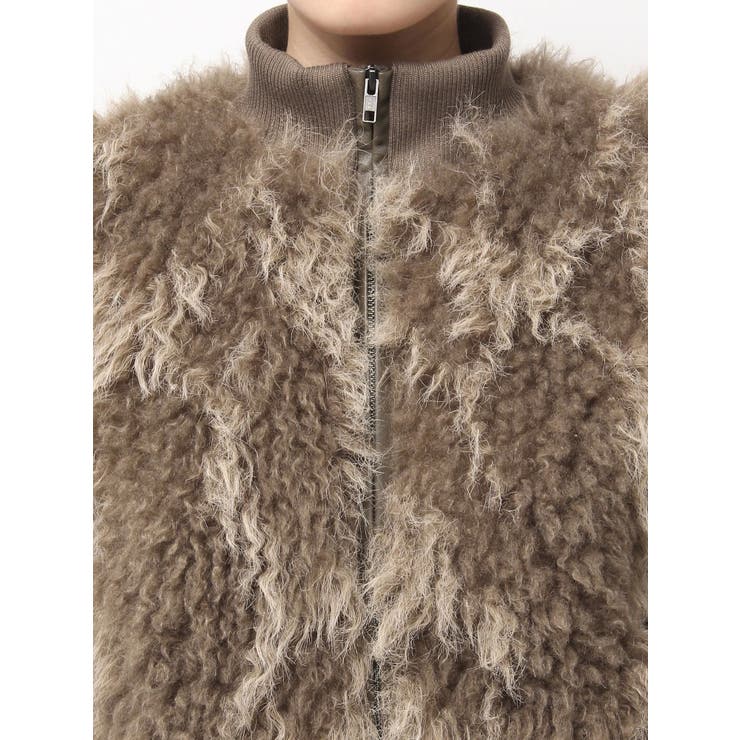 ミックスファーショートブルゾン | Ungrid | 詳細画像15 