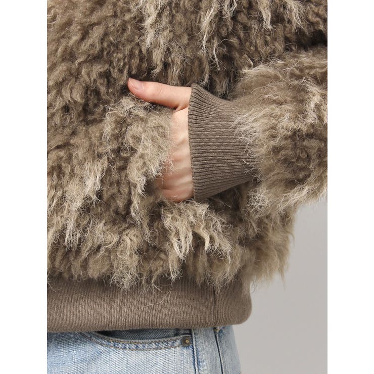 ミックスファーショートブルゾン | Ungrid | 詳細画像17 