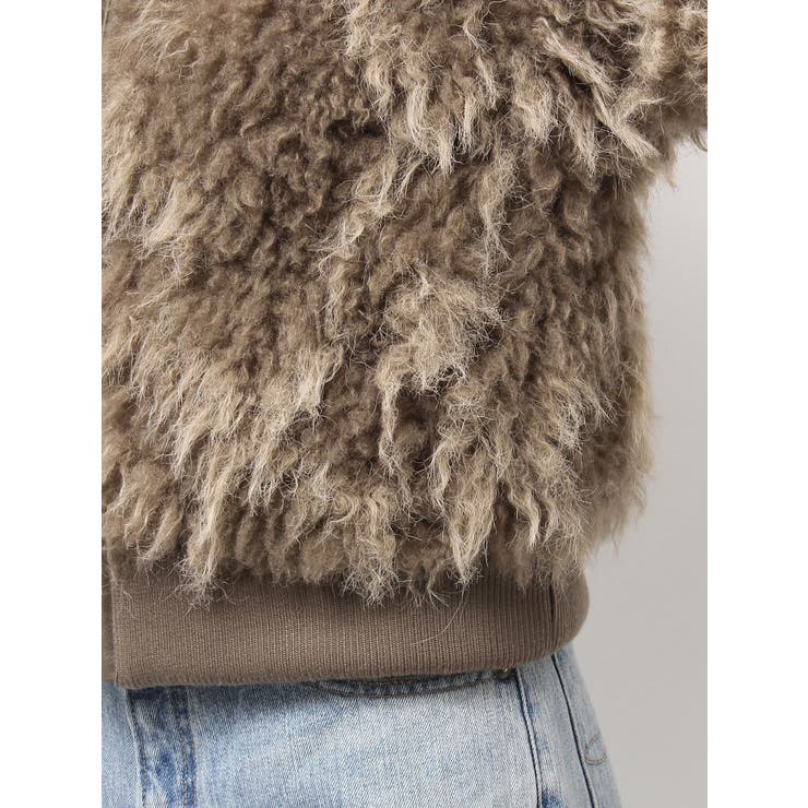 ミックスファーショートブルゾン | Ungrid | 詳細画像19 