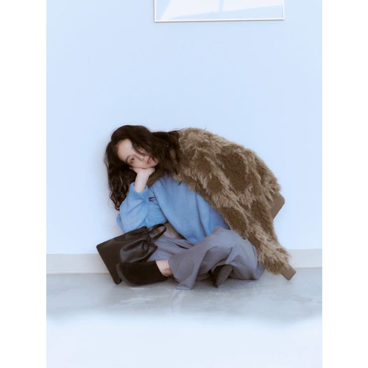 ミックスファーショートブルゾン | Ungrid | 詳細画像2 