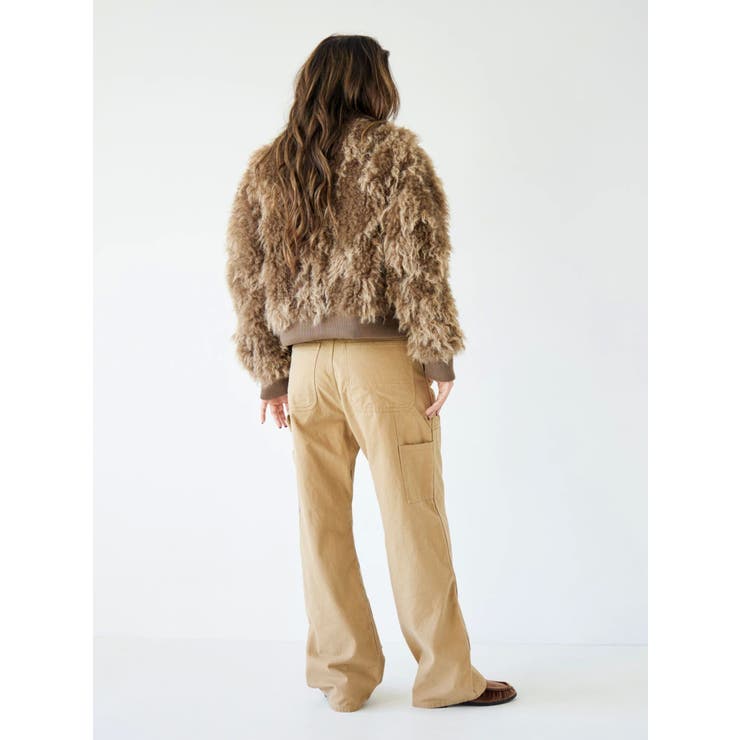 ミックスファーショートブルゾン | Ungrid | 詳細画像9 