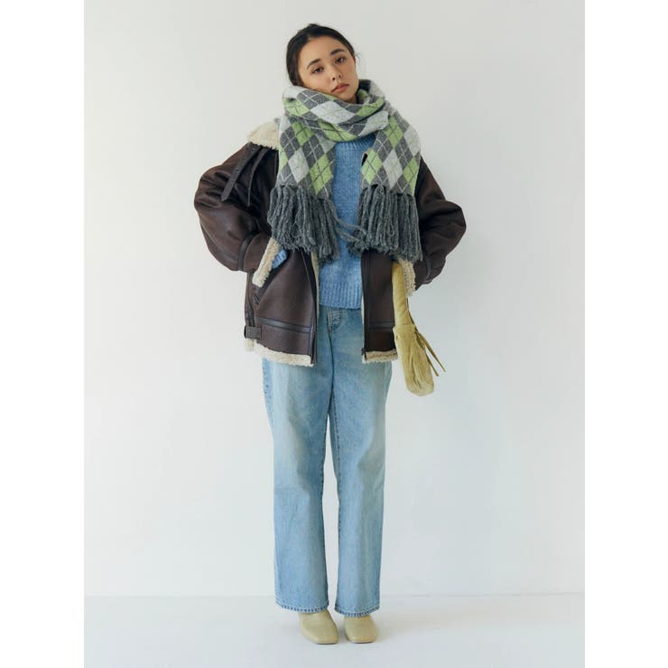 フェイクムートンボアブルゾン | Ungrid | 詳細画像14 