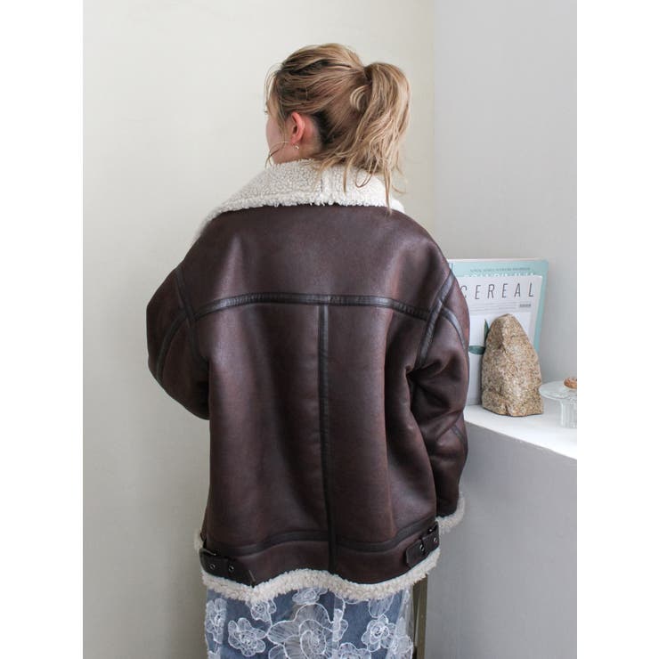 フェイクムートンボアブルゾン | Ungrid | 詳細画像29 